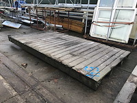 Hardhouten brugdekdeel - afbeelding 1 van  2