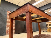 Hardhouten buffettafel - afbeelding 7 van  9