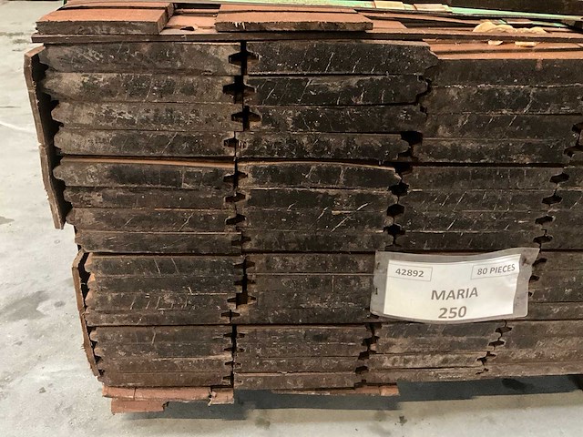 Hardhouten damwand 250x18,5x3 cm (80x) - afbeelding 5 van  6