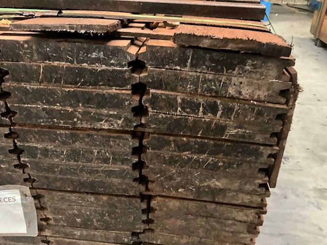 Hardhouten damwand 250x18,5x3 cm (80x) - afbeelding 6 van  6