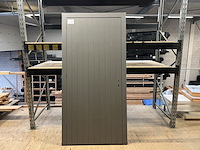 Hardhouten deurkozijn, grijs gegrond hillhout - afbeelding 1 van  5