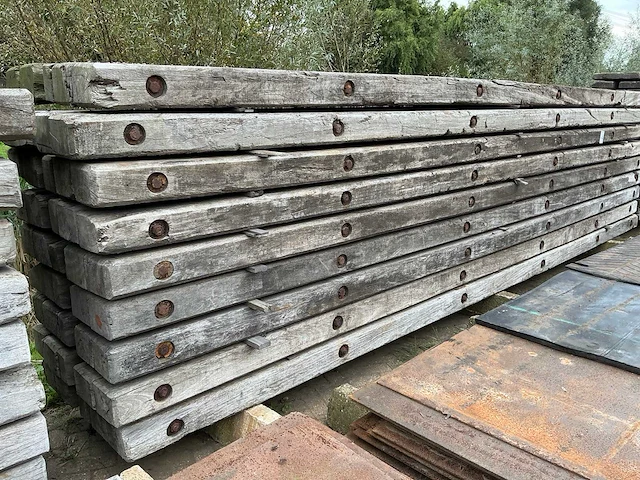 Hardhouten dragline schot (9x) - afbeelding 1 van  3