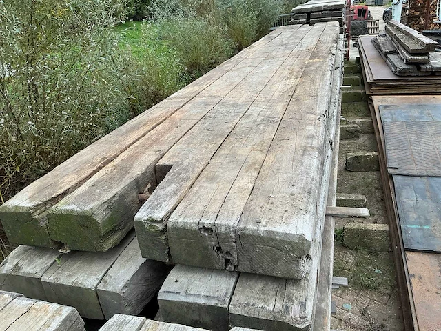 Hardhouten dragline schot (9x) - afbeelding 2 van  3