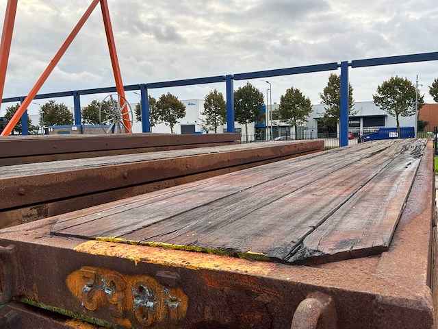 Hardhouten draglineschot met ijzerframe (10x) - afbeelding 4 van  4