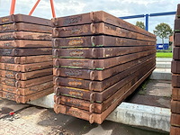 Hardhouten draglineschot met ijzerframe (10x) - afbeelding 1 van  3
