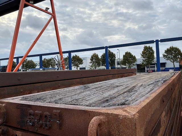 Hardhouten draglineschot met ijzerframe (10x) - afbeelding 3 van  3