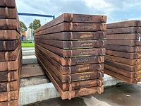Hardhouten draglineschot met ijzerframe (10x) - afbeelding 2 van  4