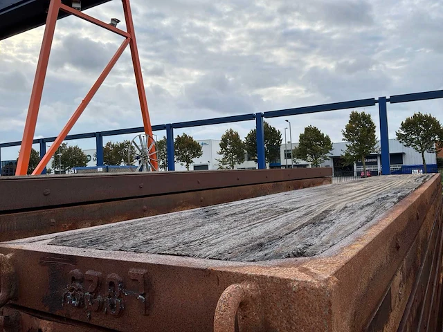 Hardhouten draglineschot met ijzerframe (10x) - afbeelding 4 van  4