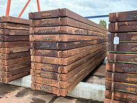 Hardhouten draglineschot met ijzerframe (11x) - afbeelding 1 van  5