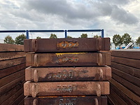 Hardhouten draglineschot met ijzerframe (11x) - afbeelding 3 van  5