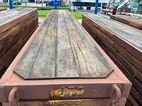 Hardhouten draglineschot met ijzerframe (11x) - afbeelding 4 van  5