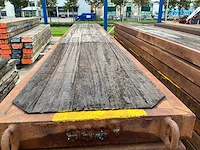 Hardhouten draglineschot met ijzerframe (11x) - afbeelding 4 van  5