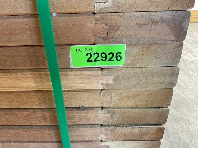 Hardhouten dubbele toegangspoort 300x180 cm - afbeelding 7 van  7