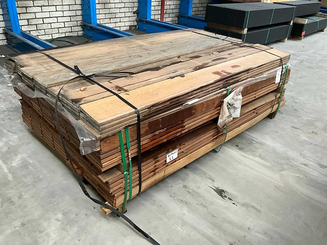 Hardhouten flonderplank 1,6x14,5x180 cm (166x) - afbeelding 2 van  5