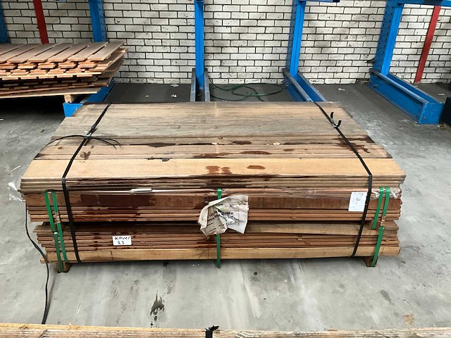 Hardhouten flonderplank 1,6x14,5x180 cm (166x) - afbeelding 3 van  5