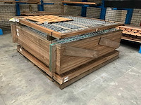 Hardhouten gaaspaneel 180x180 cm (11x) - afbeelding 1 van  4