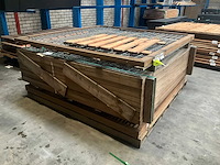 Hardhouten gaaspaneel 180x180 cm (11x) - afbeelding 3 van  4