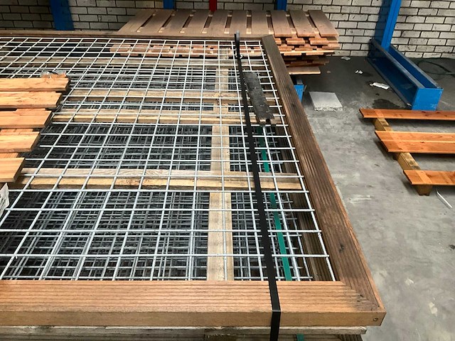 Hardhouten gaaspaneel 180x180 cm (11x) - afbeelding 4 van  4