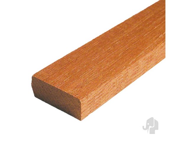Hardhouten koplat half 12x33 mm - afbeelding 1 van  1