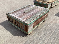 Hardhouten lat 40x60x1250mm (170x) - afbeelding 3 van  6