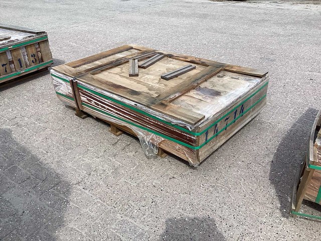 Hardhouten lat 40x60x1550mm (119x) - afbeelding 2 van  5