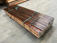 Hardhouten onderprofiel 2,7x6,5x 300 cm (160x) - afbeelding 3 van  5