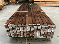 Hardhouten onderprofiel 2,7x6,5x 300 cm (160x) - afbeelding 4 van  5