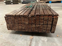 Hardhouten onderprofiel 2,7x6,5x 300 cm (160x) - afbeelding 5 van  5