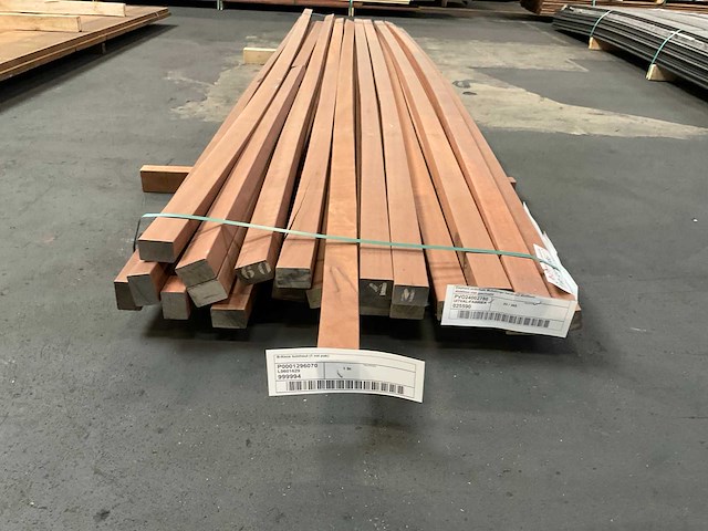 Hardhouten onderregels 40x60 mm - afbeelding 2 van  5