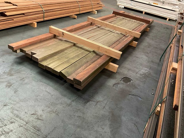 Hardhouten onderregels 40x85 mm - afbeelding 3 van  5