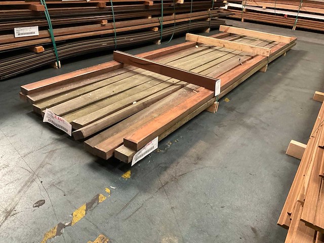 Hardhouten onderregels 40x85 mm - afbeelding 1 van  5