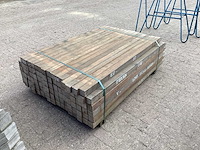 Hardhouten paal 60x60x1500mm (100x) - afbeelding 1 van  4