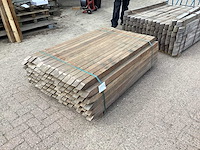 Hardhouten paal 60x60x1500mm (100x) - afbeelding 3 van  4