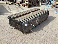 Hardhouten paal 60x60x2000mm (105x) - afbeelding 1 van  5