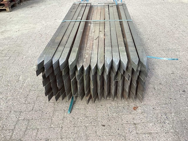 Hardhouten paal 60x60x2000mm (105x) - afbeelding 5 van  5
