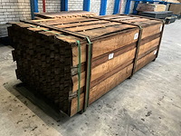 Hardhouten paal 6,8x6,8x250 cm (150x) - afbeelding 2 van  7