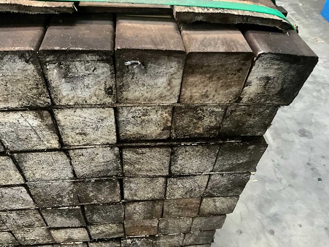 Hardhouten paal 6,8x6,8x250 cm (150x) - afbeelding 4 van  7