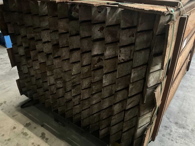 Hardhouten paal 6,8x6,8x250 cm (150x) - afbeelding 5 van  7