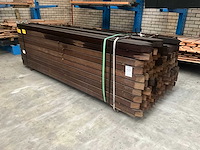 Hardhouten paal 6,8x6,8x250cm (118x)