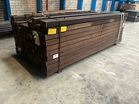 Hardhouten paal 6,8x6,8x250cm (118x) - afbeelding 3 van  7