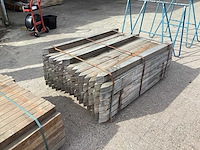 Hardhouten paal 70x70x1500mm (93x) - afbeelding 1 van  5