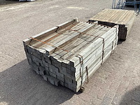 Hardhouten paal 70x70x1500mm (93x) - afbeelding 3 van  5