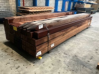 Hardhouten paal 8,8x8,8x300 cm (46x) - afbeelding 2 van  5