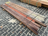 Hardhouten paal 8x8x300 cm (11x) - afbeelding 3 van  6
