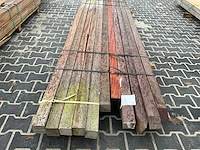 Hardhouten paal 8x8x300 cm (11x) - afbeelding 5 van  6