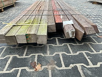 Hardhouten paal 8x8x300 cm (11x) - afbeelding 6 van  6