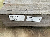Hardhouten paal ang. verm. ruw 500x15x15 cm (5x) - afbeelding 9 van  9