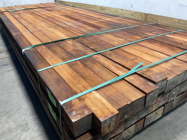 Hardhouten paal gepunt 300x6x6 cm (102x) - afbeelding 2 van  5