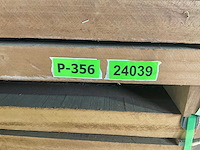 Hardhouten paal gezaagd en gepunt 300x6x6 cm (35x) - afbeelding 2 van  10