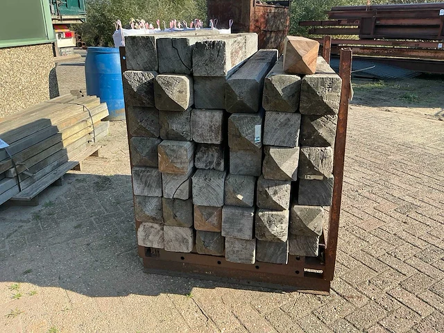 Hardhouten palen (40x) - afbeelding 2 van  5
